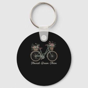 Porte-clés Fleurir Rêve Prospérer Fleur Bike Trump Subtil Rés