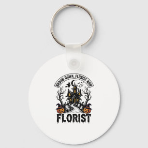 Porte-clés Fleuriste Halloween Sorcière Vintage Chemise Maiso