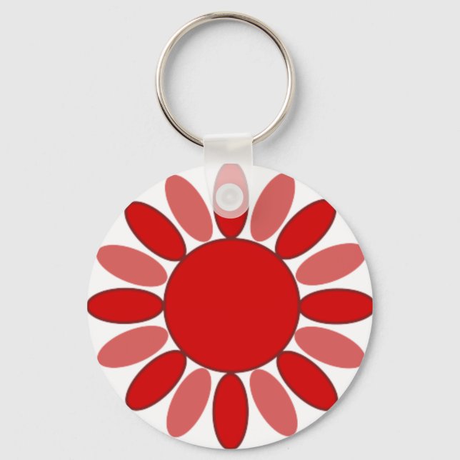 Porte-clés fleurs (Recto)