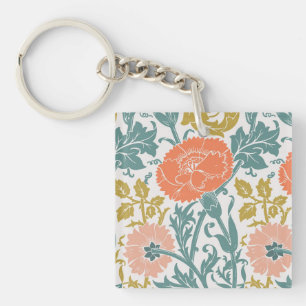 Porte-clés Fleurs, Art Vintage Graphique