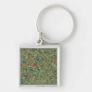 Porte-clés Fleurs contre le motif de camouflage de feuille