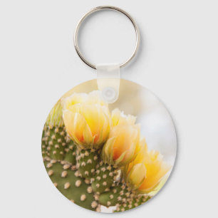Porte-clés Fleurs de cactus jaunes en Arizona