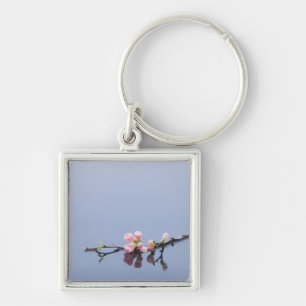 Porte-clés Fleurs de cerisier sur l'eau