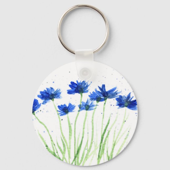 Porte-clés Fleurs de Cornoufleurs (Recto)