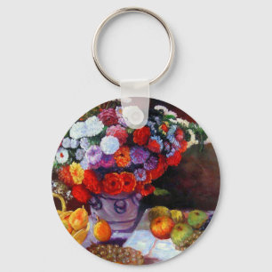 Porte-clés Fleurs de Monet et fruits
