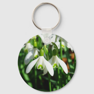 Porte-clés Fleurs de neige