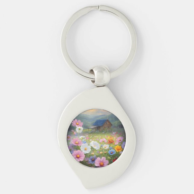 Porte-clés Fleurs de poches : Miniature Art for Your Keys (Devant)