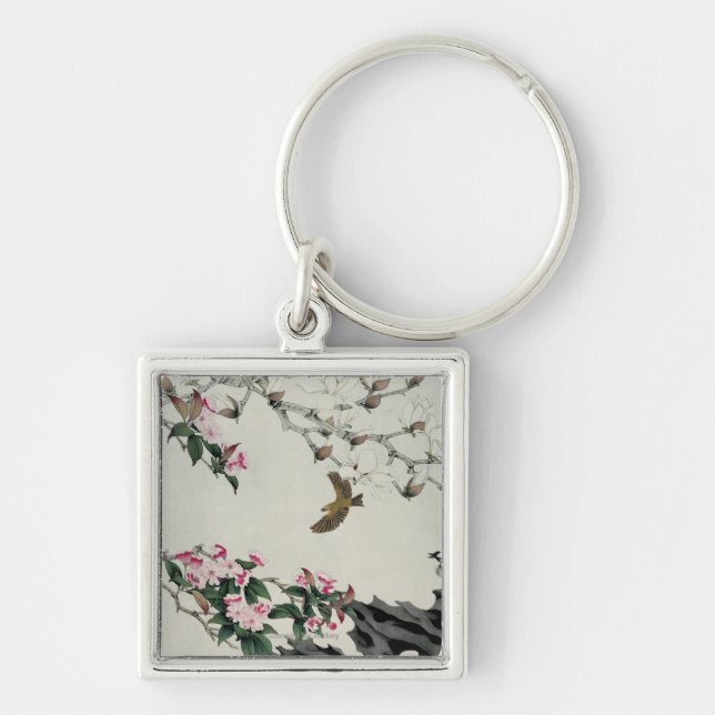 Porte-clés Fleurs de ressort (Devant)
