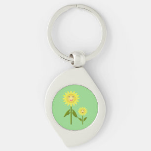 Porte-clés Fleurs de soleil de la fête des mères