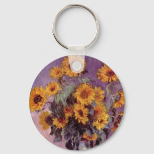 Porte-clés Fleurs de soleil par Claude Monet