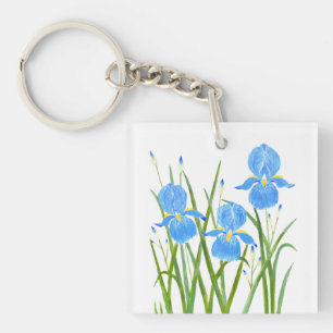 Porte-clés Fleurs d'Iris