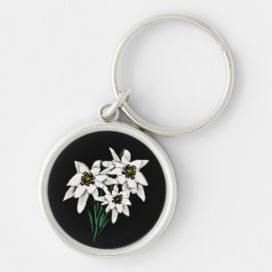 Porte-clés Fleurs Edelweiss