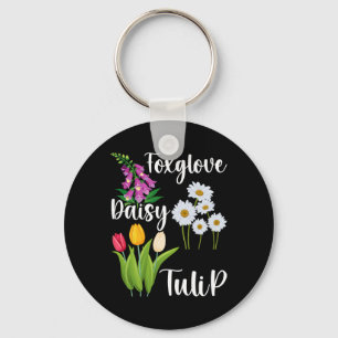 Porte-clés Fleurs Florales Subtiles Anti Trump Digitale Renar
