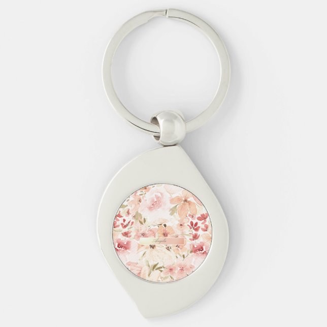 Porte-clés Fleurs printanières florissantes (Devant)