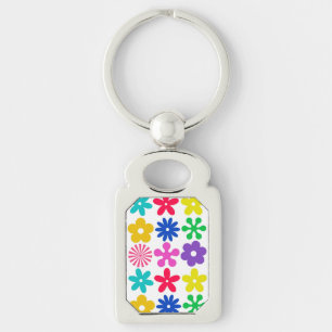 Porte-clés FLEURS RÉTRO super