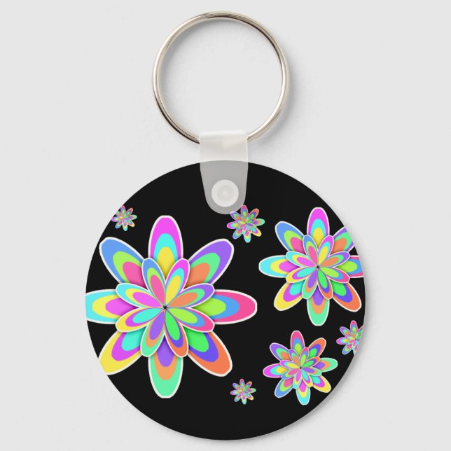 Porte-clés Fleurs super (Recto)