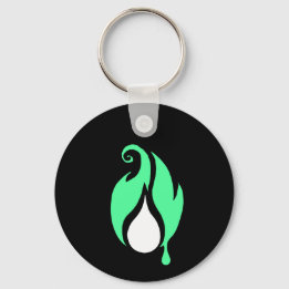 Porte-clés Flickerfluid™ / Fat Bat Double-Sided Keychain