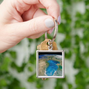 Porte-clés Floraison De Phytoplancton Bleu En Mer Noire