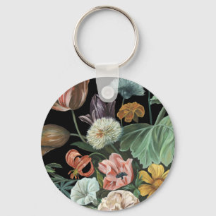 Porte-clés Floral baroque - bouquet des fleurs