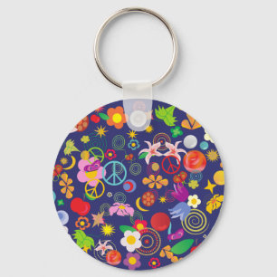 Porte-clés Floral boho