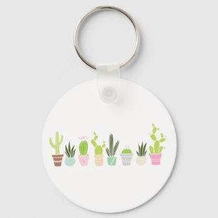 Porte-clés Floral Cactus Plantes