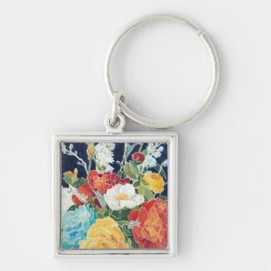 Porte-clés Floral de minuit I