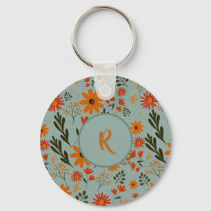 Porte-clés Floral Joli Porte - clé de fleurs colorées