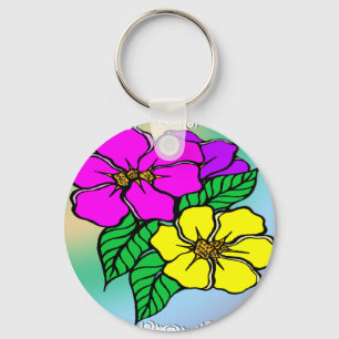 Porte-clés Floral multicolore