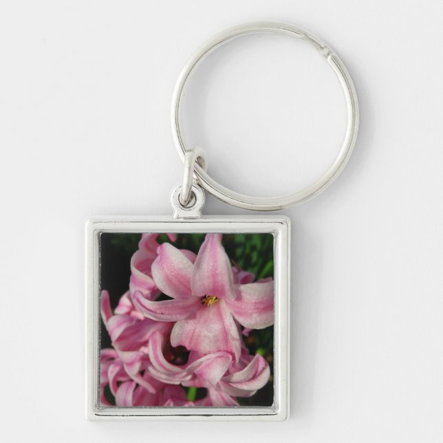 Porte-clés Floral Pink Hyacinth (Devant)