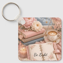 Porte-clés floral pour une journée pluvieuse cosy