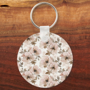 Porte-clés Floral rose Tan Ouest Floral Casquettes