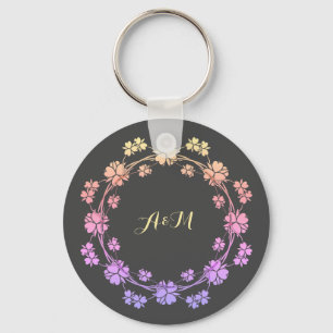Porte-clés Floral vintage Porte - clé royal
