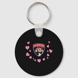 Porte-clés Florida Panthers Saint-Valentin Amour Nhl Sous Lic