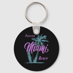 Porte-clés Floride Miami Plage Palmiers Vacances d'été Famill