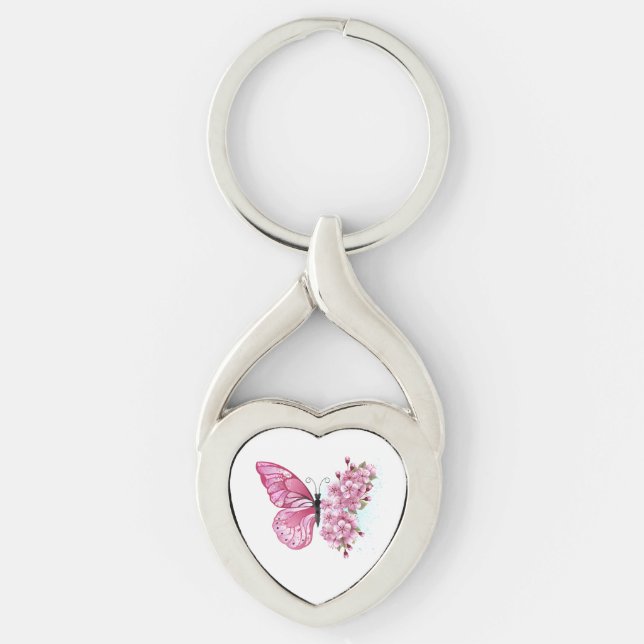 Porte-clés Flower Butterfly (Devant)