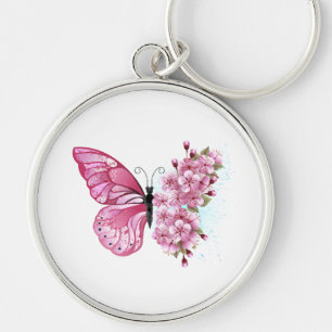 Porte-clés Flower Butterfly