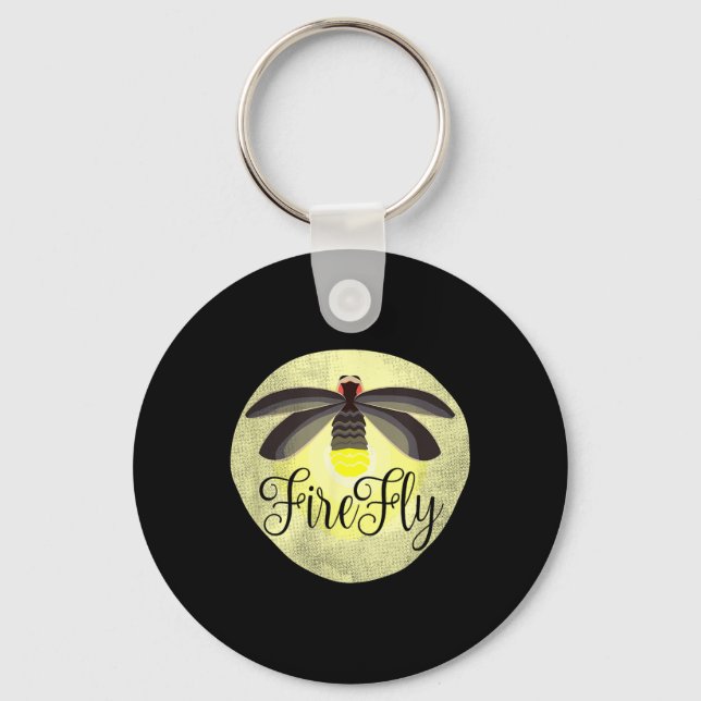 Porte-clés Fluciole Éclair Bug cadeau d'été (Recto)