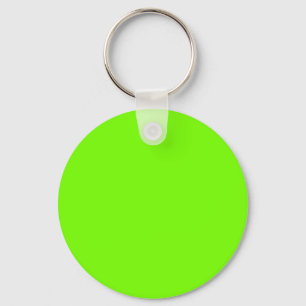 Porte-clés fluorescent vert