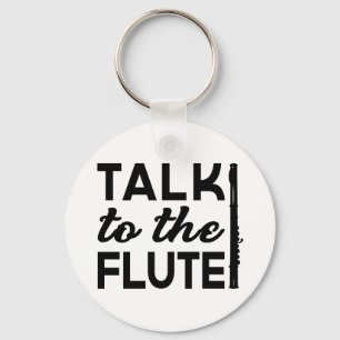 Porte-clés Flute - Parlez À La Musique Flute