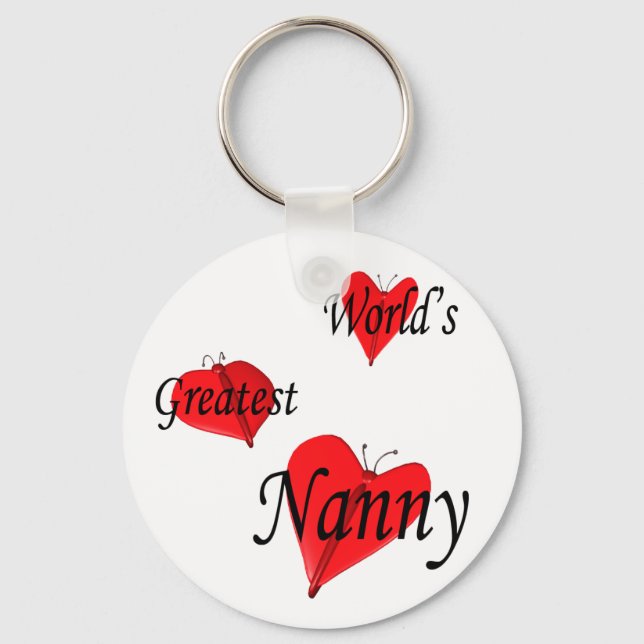 Porte-clés flutter.hearts.nanny (Recto)