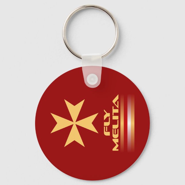 Porte-clés FMS Fly Melita Porte - clé officiel (Recto)