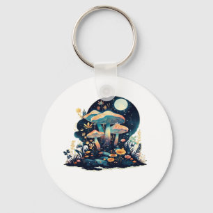Porte-clés Foire aux champignons Cottagecore et Goblincore es