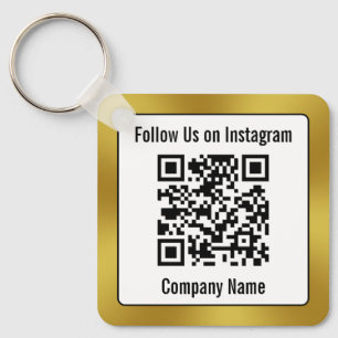 Porte-clés Follow Us on Instagram Business QR Code Template