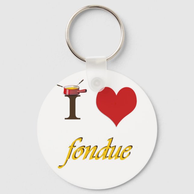 Porte-clés Fondue cardiaque (Recto)
