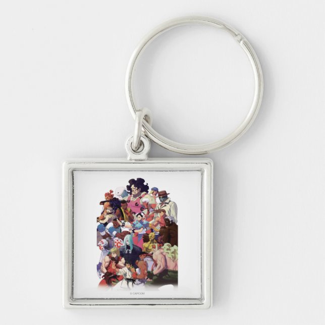 Porte-clés Fonte de grève de Street Fighter 3 troisième (Devant)