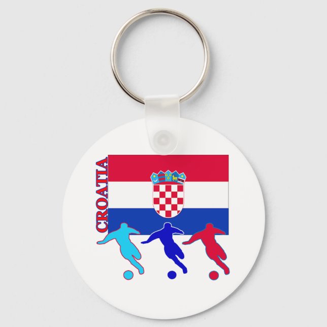 Porte-clés Football Croatie (Recto)