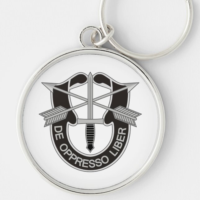 Porte-clés Forces spéciales SF De Oppresso Liber (Devant)