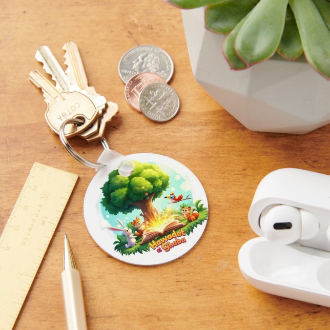 Porte-clés "Forest Tales Keychain – Enchanted Woodland Story  (Bureau)