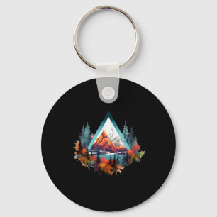 Porte-clés Forêt arborée Nature extérieure