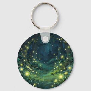 Porte-clés Forêt Enchantée Lumière Nuit Magique